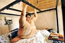 世界最肥男子6年來首次出門