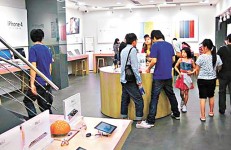 山寨蘋果店似足正牌店