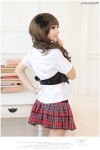 日系網拍model--蘇格蘭風學生制服