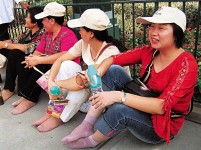 大陸人到外旅行的醜相