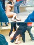 疑似官員情婦　當街遭脫衣毆打