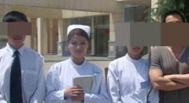 強國醫院高cup女護士無私奉獻為人民