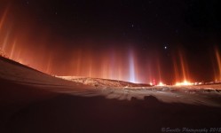 天文現象 light pillars