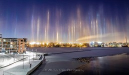 天文現象 light pillars