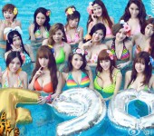 F90巨乳天團由15名爆乳妹子組　成的遊戲代言團體