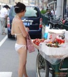 街头碰到杀伤力十足的妹纸