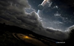 唯美的星空桌面·