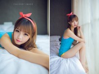 Blue smile pretty