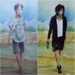 學生課本塗鴉的藝術~