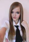 娃娃感的外國美少女