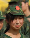 堪忧！“90后”大学生们这样军训