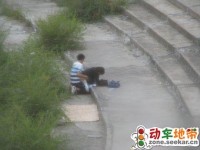 雷！中学生在体育场内龌龊一幕惨遭偷拍