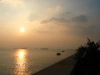 貝沙灣日落