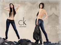 超索ck jeans model 盡顯驕人美態