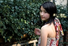 美しい週末--明るい女子学生