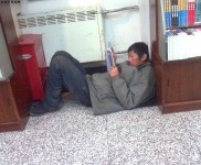 网友在西单图书大厦遇见的牛人