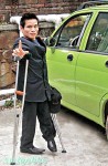 無腿青年研手控煞車　圓駕駛夢