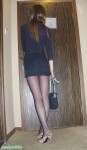 黑丝窈窕女郎解衣
