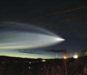 烏魯木齊市民稱見到UFO 專家解釋為洲際導彈（圖）