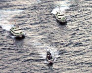 台日艦艇釣魚台對峙
