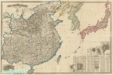晚清时代中国地图
