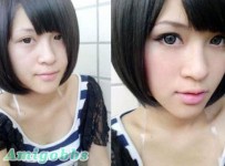 10位美女化妝前後對比