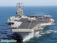 美航母開入黃海　今日與韓軍演
