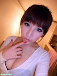 舒舒身材真的很好~爆乳低胸超養眼!!~