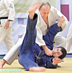 柔道黑帶　普京顯身手