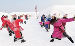 兩岸民眾嚴寒下迎 2011