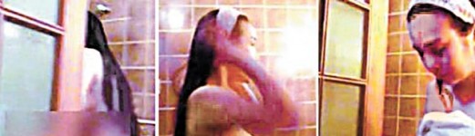 少女出浴徵婚　單身族搞破壞