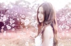 Angelababy犹如花仙子 美不胜收